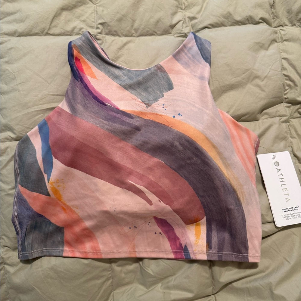 NWT Athleta Conscious Crop Medium D-DD+ Athletic Tank